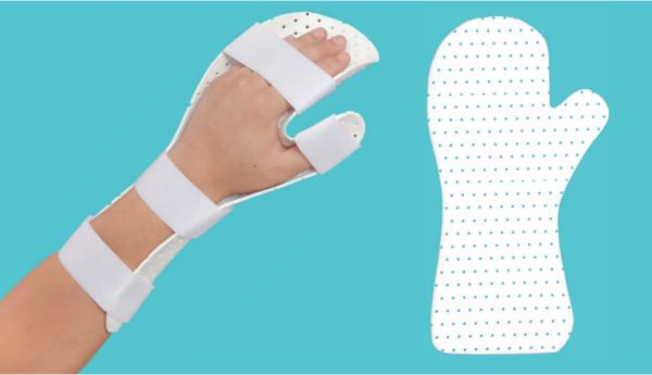 Cheap OEM ODM Thermoplastic Resting Pan Splint Non Irritating To Skin for sale