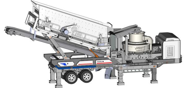 Cheap Combined Mobile Crushing Plant , Limestone Mobile Cone Crushing Plant for sale