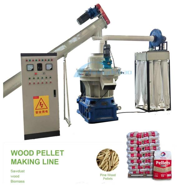 Cheap Automation Pellet Mill Machine Remote Control Pellet Making Machine 1-3ton/H for sale