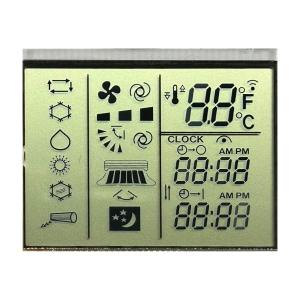 Best 3.0 V Positive Reflective TN Segment LCD Air Conditioner Remote Control Temperature Control wholesale