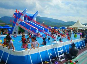 Best outdoor swimming pool above ground pool water slide inflatable slide for inflatable pool wholesale