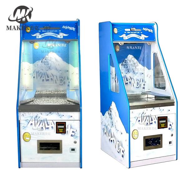 Cheap Single Player Black Arcade Coin Pusher Machine With Bill Acceptor for sale