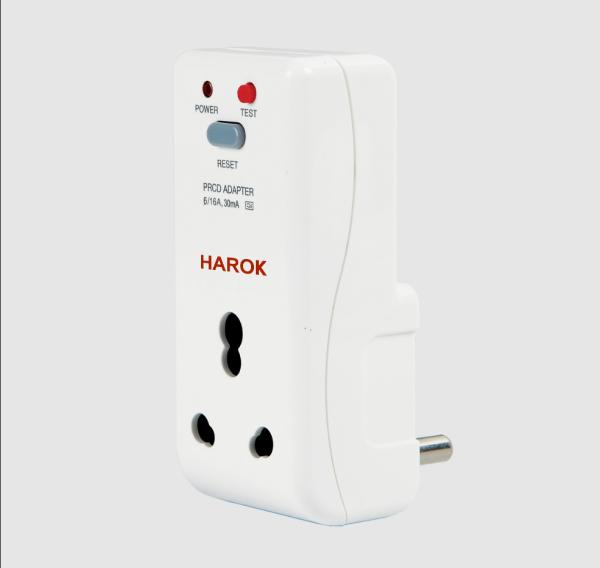 Cheap Type A 50Hz 3000W Plug In PRCD Plug PRCD Adaptor Built In TEST RESET Buttons for sale