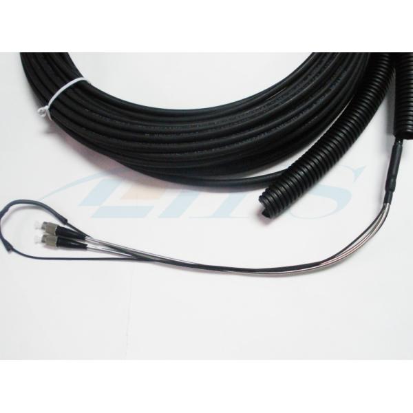 Black Optical Fiber Patch Cable Multi-mode For LC / SC All Type Connector