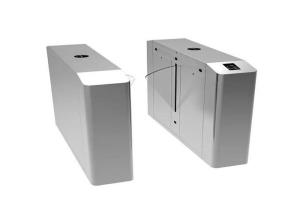China Electrical Retractable Flap Barrier Gate , Supermarket / Subway Turnstile on sale
