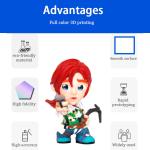 Custom Full Color 3D Printing Rapid Prototyping With Plastic Material
