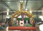 Best Amusement Park Custom Made Inflatables Giraffe Bounce Combo Enviroment - Friendly wholesale