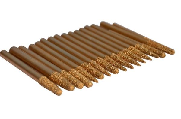 Cheap Vacuum Brazed Stone Engraving Bits With Excellent Working Efficiency for sale