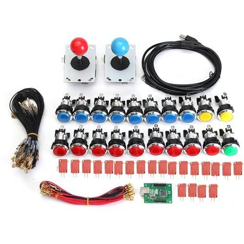 Cheap 2 Player Arcade Bundle Kit (Led buttons) for sale