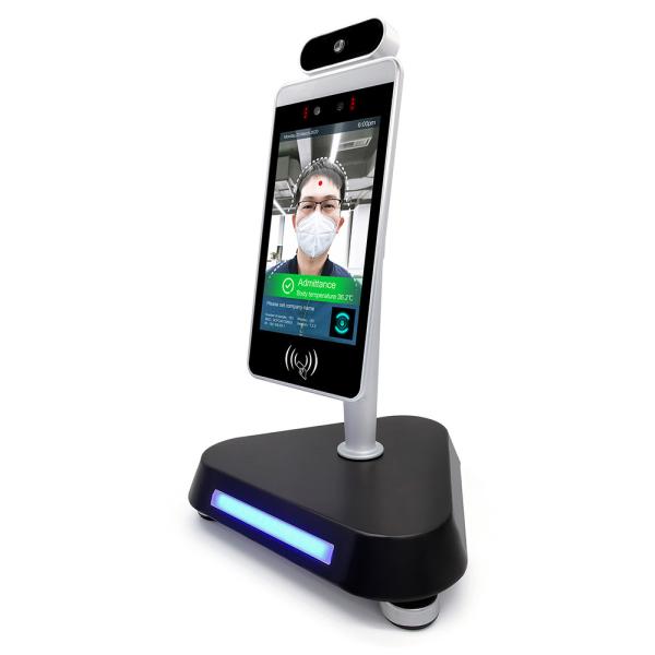 Cheap 8 inch face recognition temperature measurement AI Face Recognition Temperature Monitoring Device for sale
