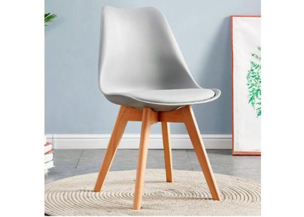 Cheap Beech Wooden Leg Dining Chair High Density Springback Foam Cushion for sale