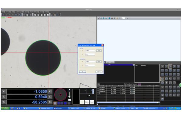 Cheap 2D Measuring Software Quick Measuring Used With Optical Profile Projector for sale