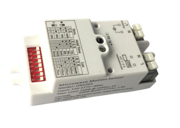 Dual Daylight Microwave Sensor Switch HNS201 Real Lux - Off Function Built In
