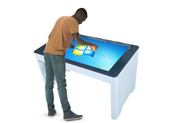 Cheap Touchscreen Interactive Smart Table Multi Touch Screen Table For Coffee Bar Conference for sale