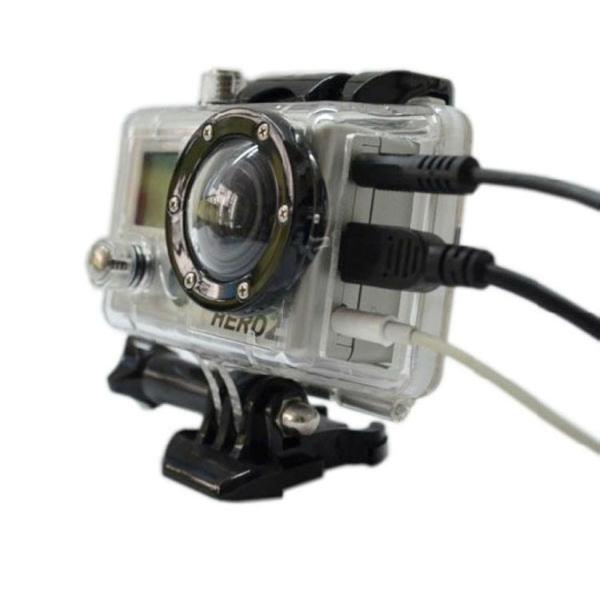 Cheap Underwater Transparent Side Open Protective Housing Case Protector Shell For GoPro Hero 2 1 Action Camera for sale
