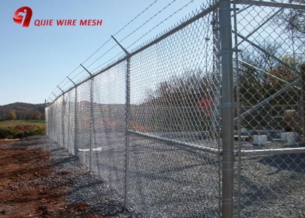 Cheap 2" X 2" Heavy Duty Galvanised Chain Link Fencing 2 X 25 Meters Smooth Surface for sale