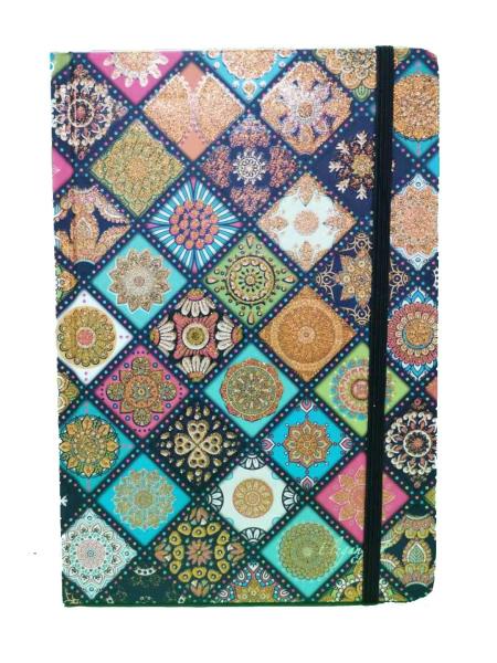Cheap Glitter Hardcover Notebooks Printing With Elastic , Custom Made Notebooks for sale