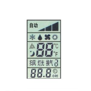 Instrument Custom Monochrome TN Lcd Display , Positive Digital 7 Segment Lcd