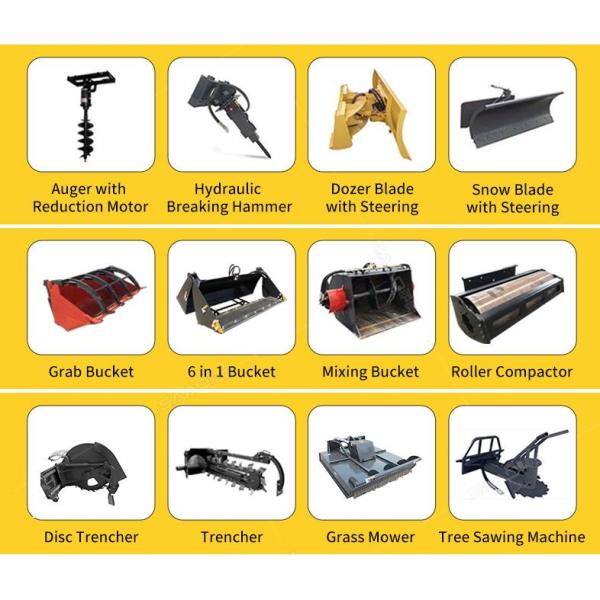 Multifunctional Small Wheel Loaders For Agricultural Construction OEM