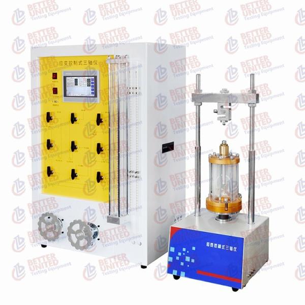 Cheap 30kN Triaxial Soil Testing Equipment Strain Controlled Type for sale