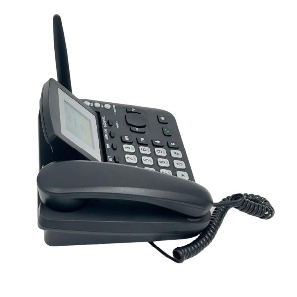 Cheap 1000mAh Li Ion Battery Cordless Desktop Phone Multi Language 2.8 Inch Screen for sale