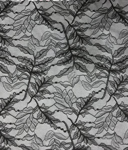 Cheap 145CM Elastic Black Stretch Lace Fabric Trim For Women Dress for sale