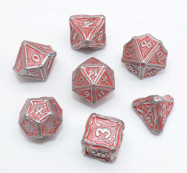 Cheap Sharp Edged Nontoxic DND RPG Dice , Odorless Polyhedral 7 Dice Set for sale