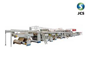 Multilayer Corrugated Box Production Line Compact Structure Pneumatic Control Type