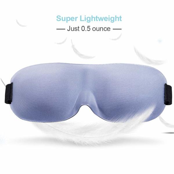 Cheap 3D Contoured Memory Foam Eye Mask For Sleeping 100% Block Out Light for sale