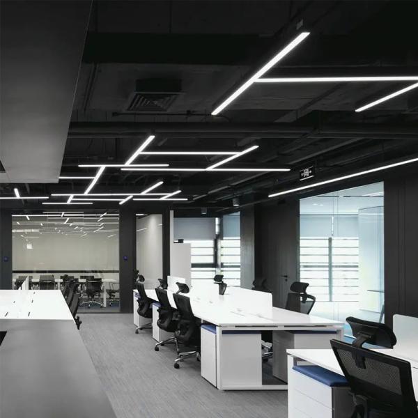 Cheap 3 Sided LED Linear Light Fixture DMX Zigbee Smart Lights Customized Length for sale