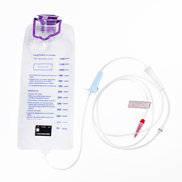 Cheap Disposable medical gravity enteral feeding bag Pump Set/Gravity Set for sale