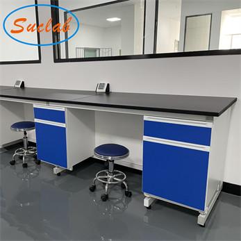Cheap Customizable and Modular Lab Wall Benches for Practical Applications for sale