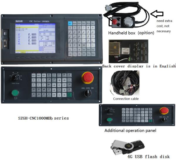 Cheap 4 Axis milling CNC Controller system for sale