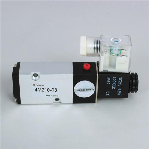 Cheap 4M Series 5 Port 2 Position Solenoid Valve 3 Way 4M210-08 0.15-0.8MPa for sale