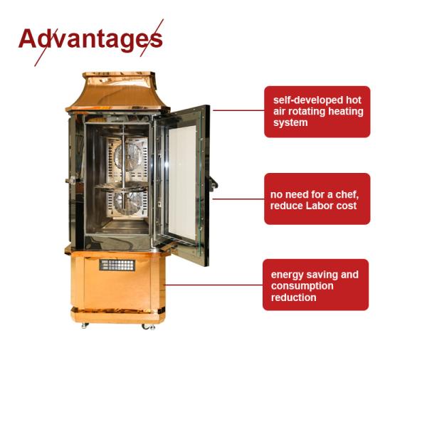 380V Chicken Grill Machines Hot Blast Shellfish Chicken Rotisserie Oven