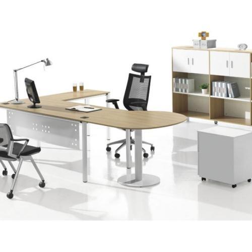 Cheap Simple Design Particle Board Office Desk , Executive Solid Wood Conference Table for sale