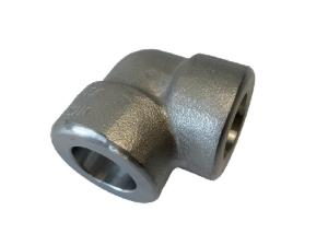 China NPT Socket Weld Elbow Asme B16.11 Astm A403 Astm A815 Stainless Steel Fittings on sale