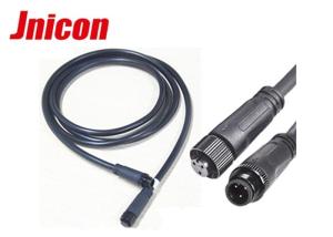 China Screw Type Electrical IP68 Cable Connector Black Plastic Easy Installation on sale