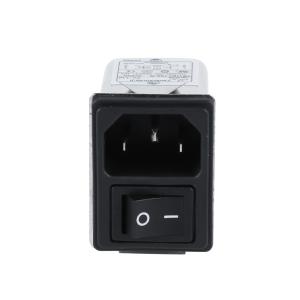 China 1A~10A IEC C14 Inlet Filter Plug In AC EMI Filter With Switch For Medical Equipment on sale