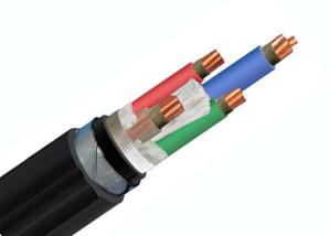 Best Bare Copper Conductor 4 Core Armored Cable , External Armoured Cable Antirust wholesale