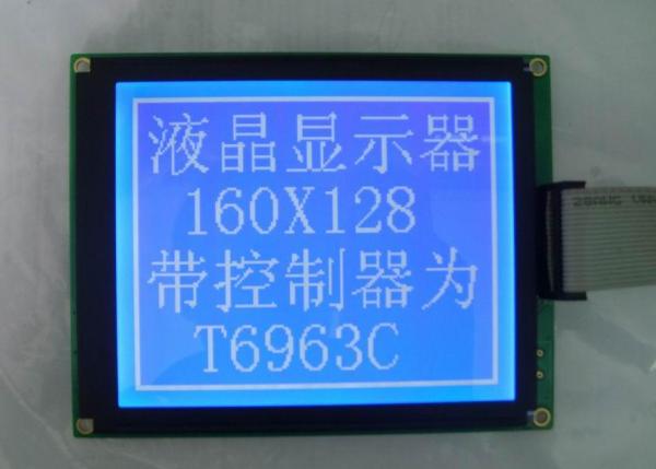 Cheap 160*128 Graphic LCD Module 100% Replace WG160128B With T6963C Controller for sale