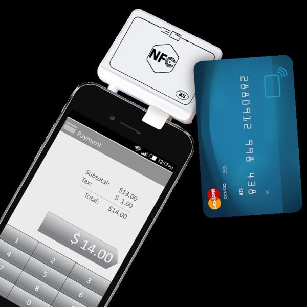 Cheap External NFC MobileMate Card Reader ACR35 Audio Jack Interface for sale