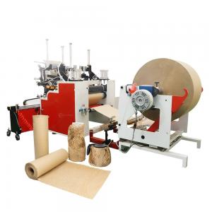China Paper and PP Shredding Material Honeycomb Kraft Paper Wrap Brown Paper Making Machine on sale