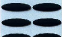 China 0.6mm Ellipse High Temperature Ptfe Tape Smooth Surface With 3M Glue on sale