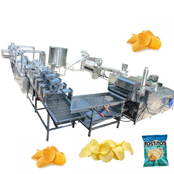 Automatic Electric Heating French Fries Production Line Frying Machinery To Make Potato Chips