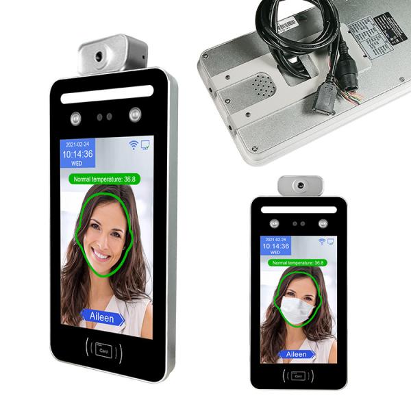 Cheap 0.5M Face Recognition Time Clock Terminal Thermal Temperature Measurement for sale