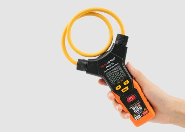 Cheap Flexible AC DC Current Clamp Meter , Mini Low Amp Clamp Meter For Multimeter for sale
