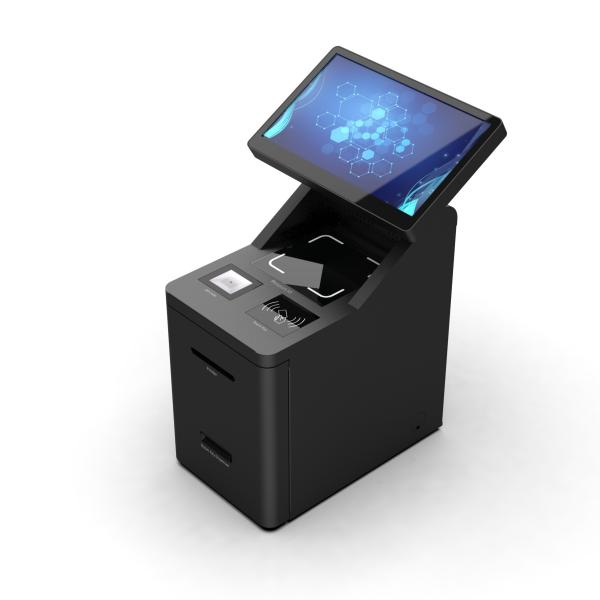 Cheap 13.3 Inch Touch Screen Self Check In Kiosk Android Tabletop For Hotel And Airport for sale