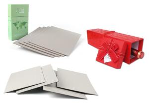 Natural Paper Pulp Grey Book Binding Board For Macking Arch File / Box