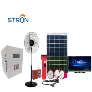 ST1388 80Watt 24Ah Pay As You Go Solar System With PWM Controller